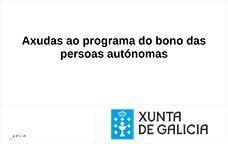 Axudas ao programa do bono das persoas autónomas